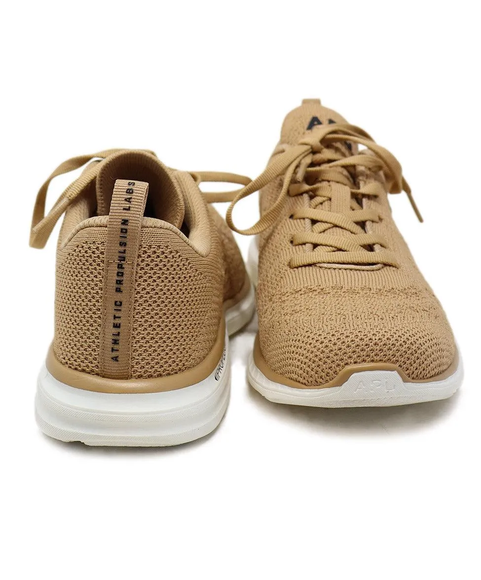 APL Tan Knit Sneakers sz 7