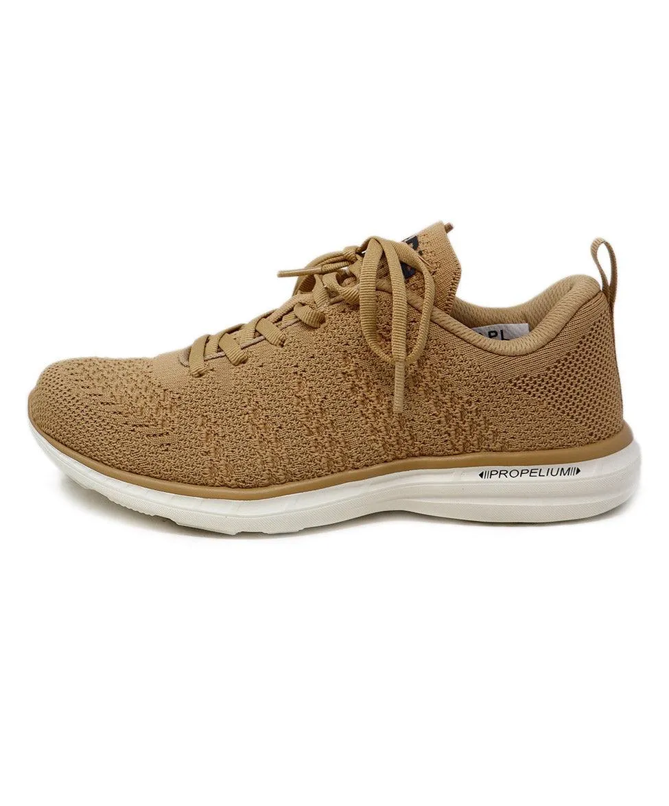 APL Tan Knit Sneakers sz 7