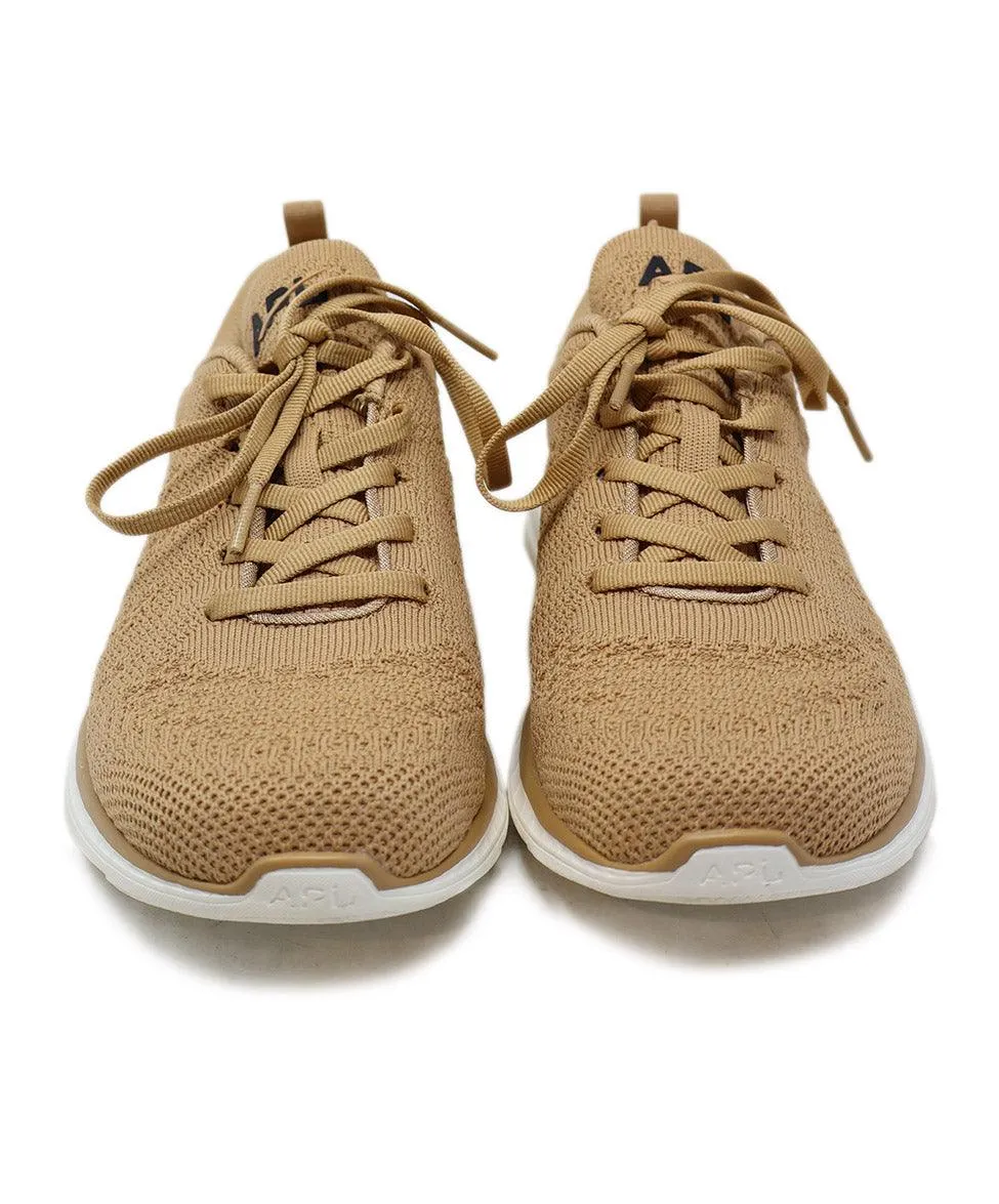 APL Tan Knit Sneakers sz 7