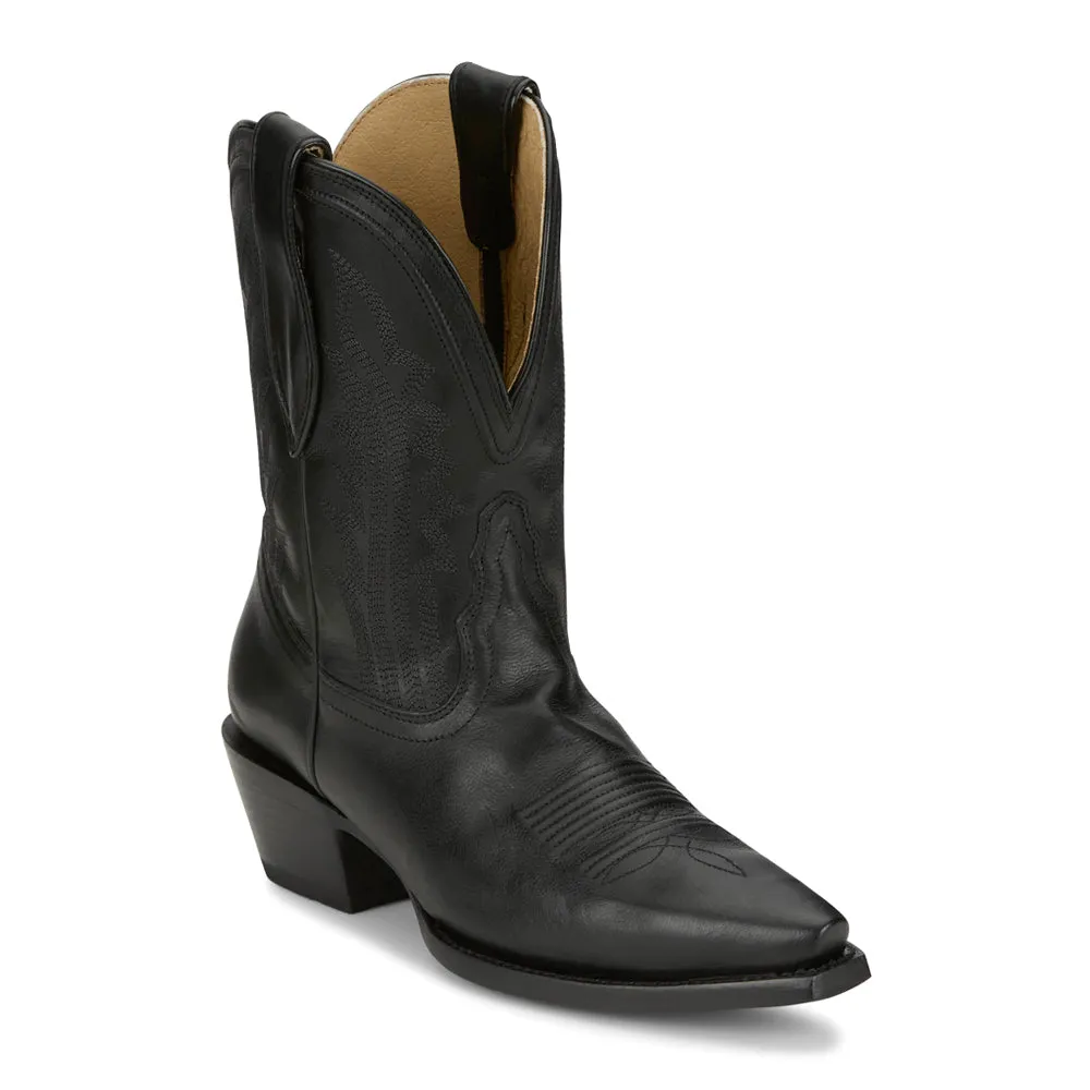 Areli 9 Inch Embroidered Snip Toe Cowboy Boots