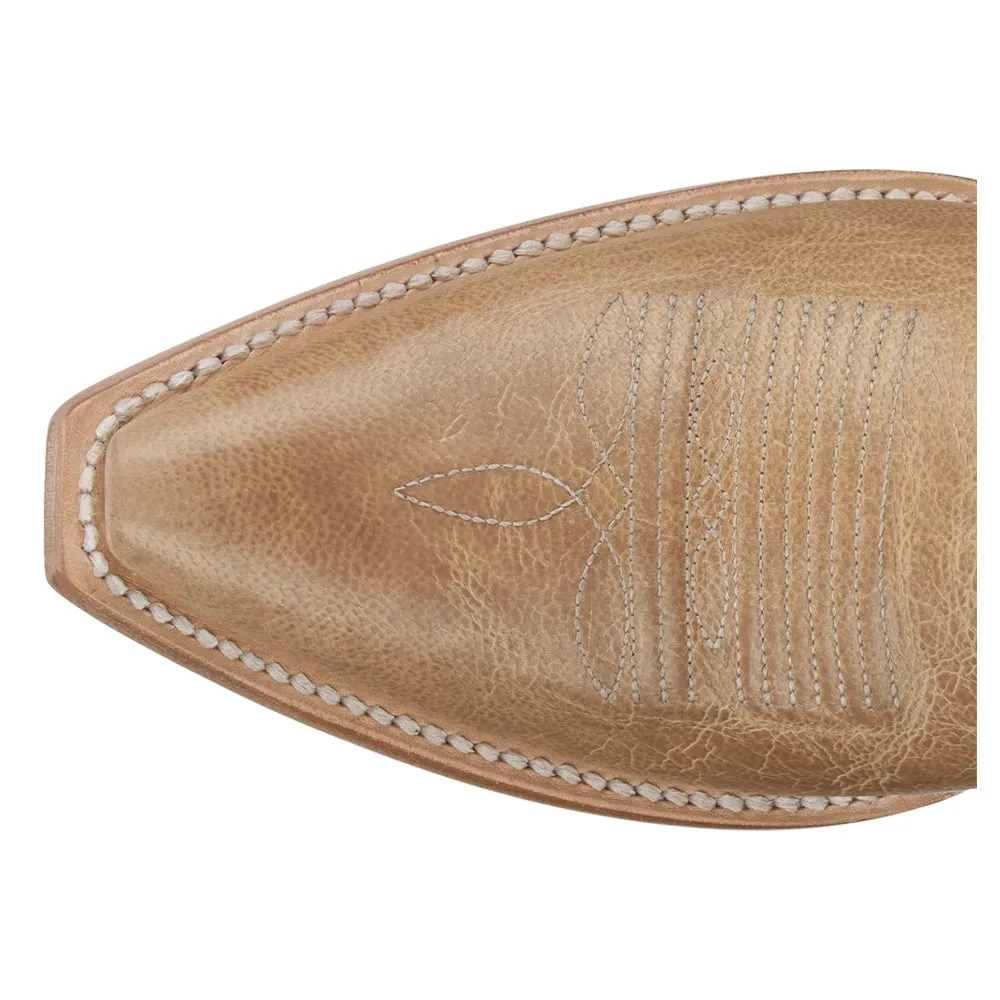 Areli 9 Inch Embroidered Snip Toe Cowboy Boots