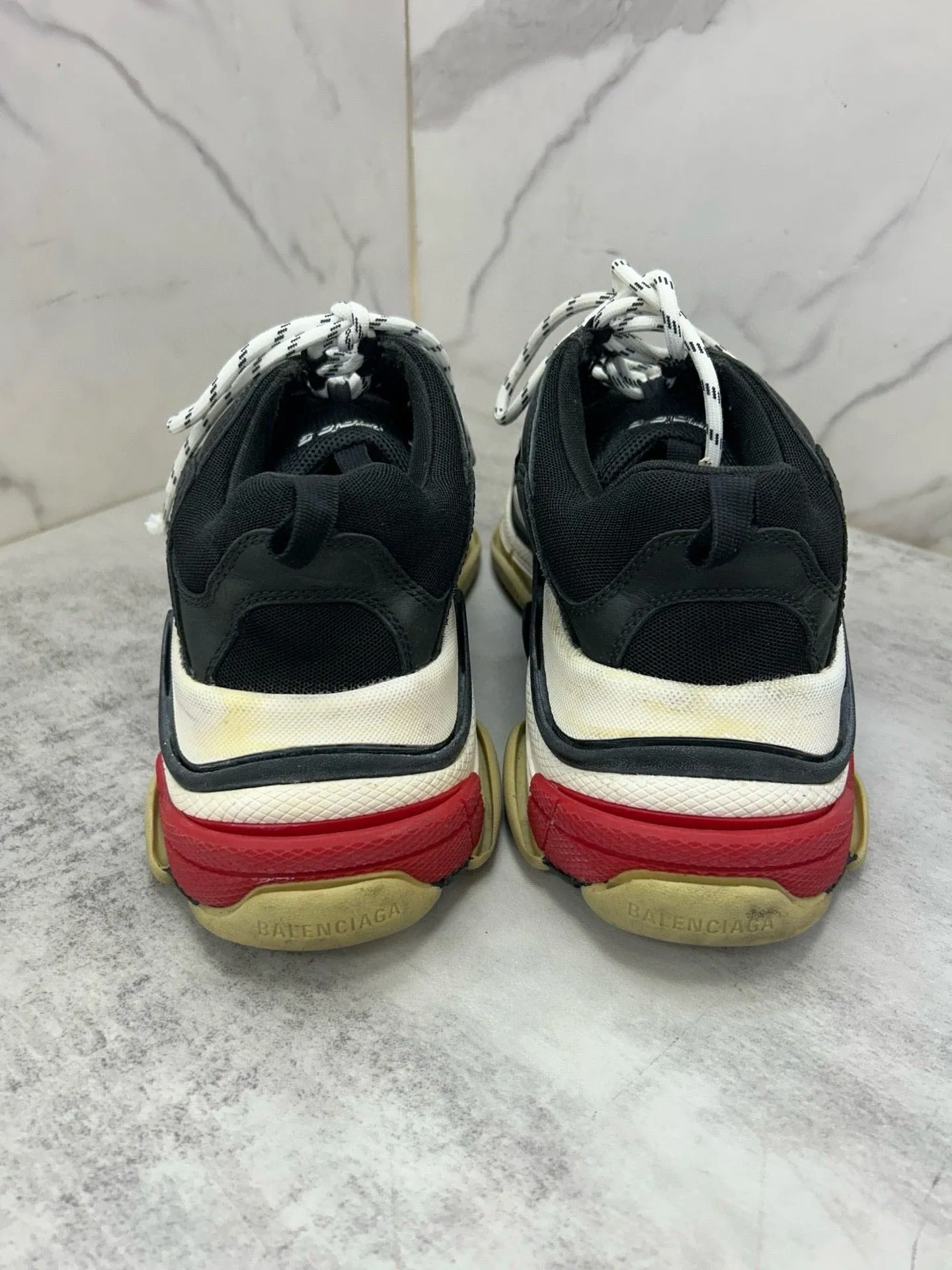 Balenciaga  Triple S Sneakers Black Size 44 LNS3674