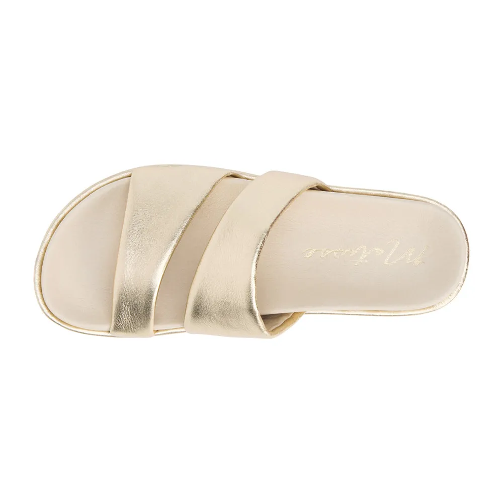 Blaine Metallic Platform Sandals