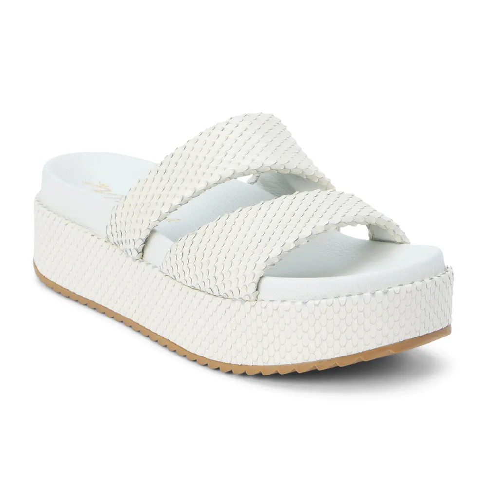 Blaine Snake Print Platform Sandals