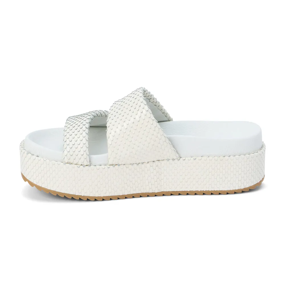 Blaine Snake Print Platform Sandals
