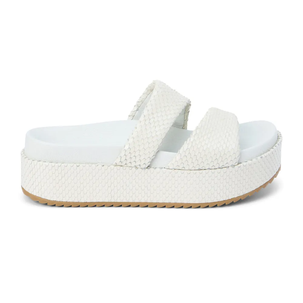 Blaine Snake Print Platform Sandals