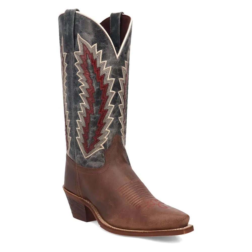 Cadence Embroidered Snip Toe Pull On Cowboy Boots