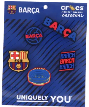 Jibbitz Barcelona FC 5-Pack