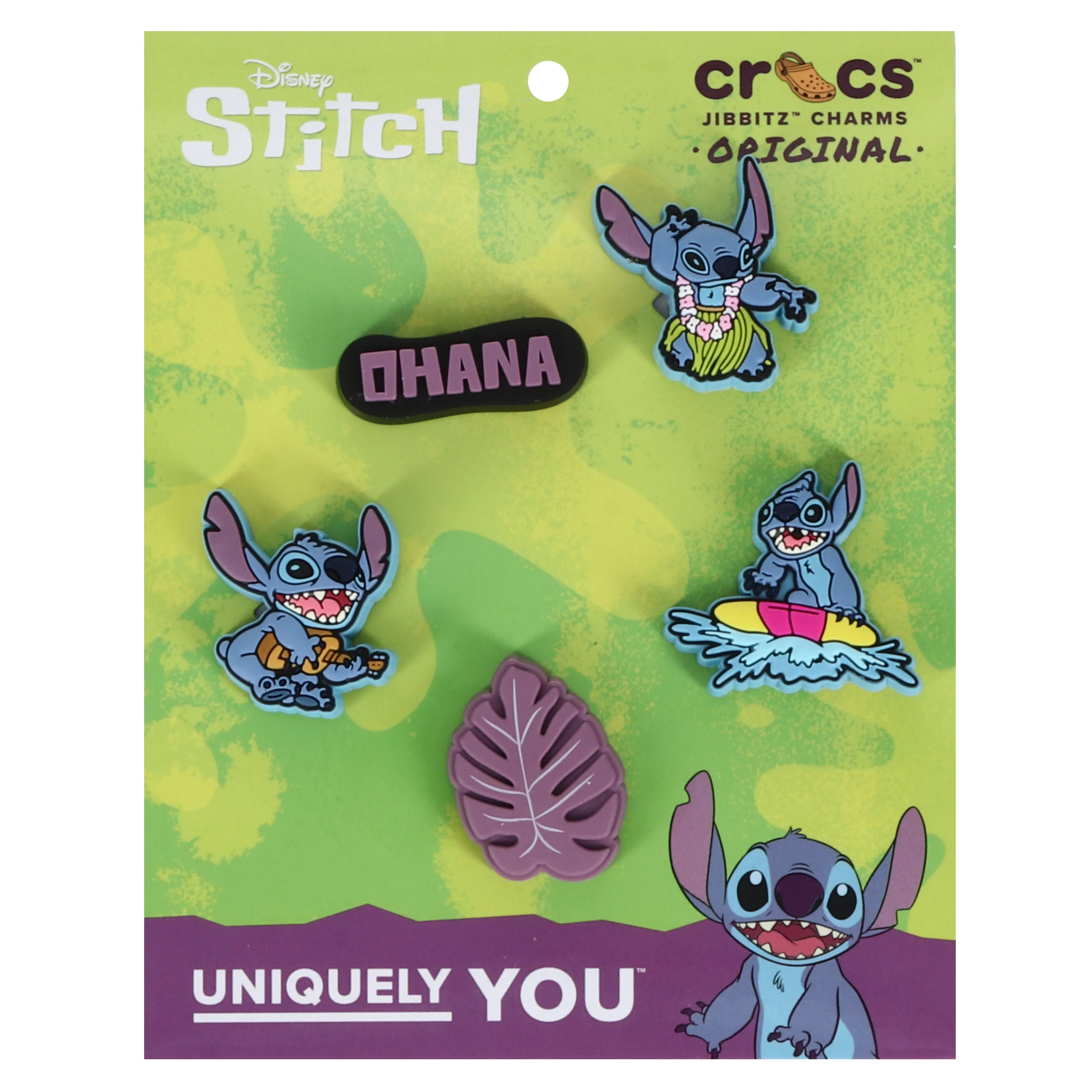 Jibbitz Stitch Tropical 5-Pack