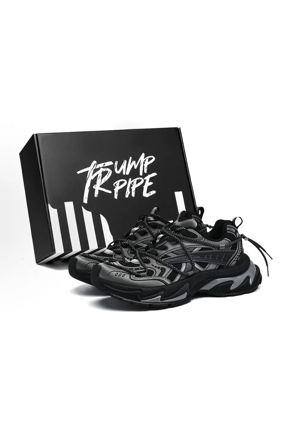 TRUMPPIPEFogcity Vintage Deconstructed Dad Shoes