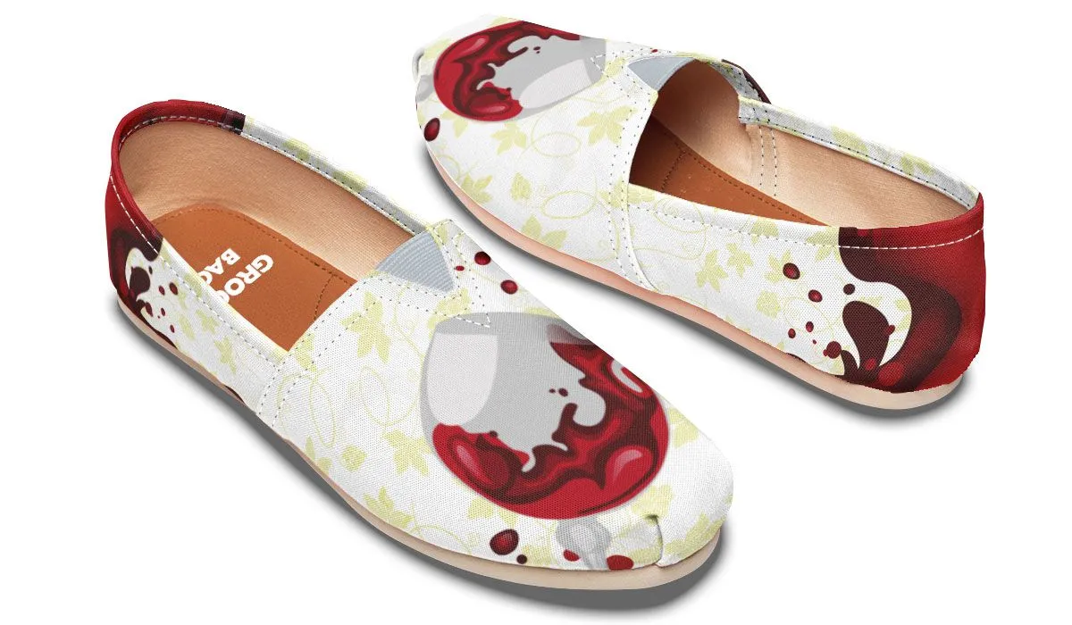 Wine Spill Casual Shoes