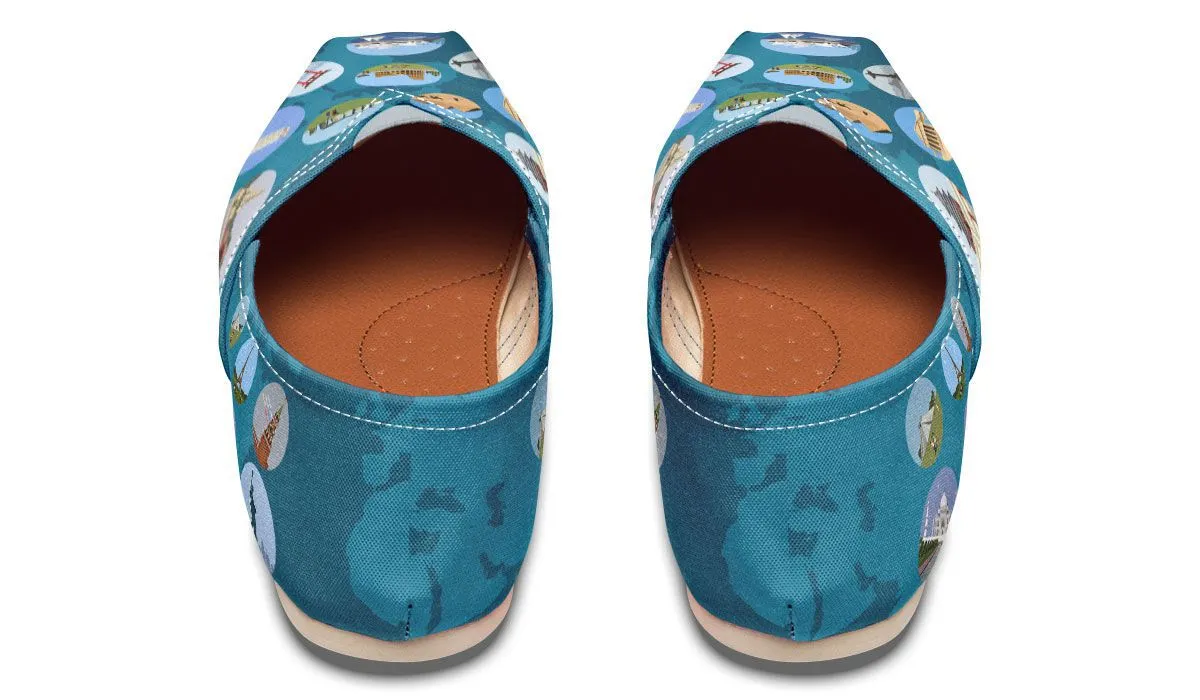 World History Casual Shoes