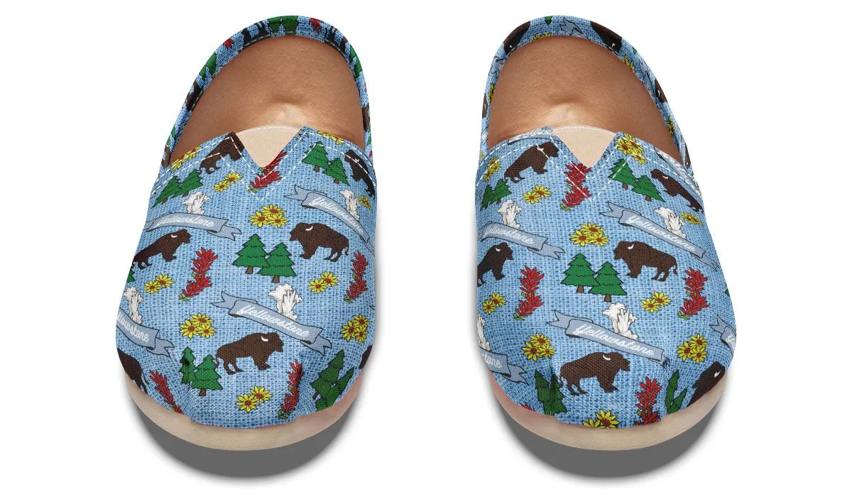 Yellowstone Pattern Casual Shoes