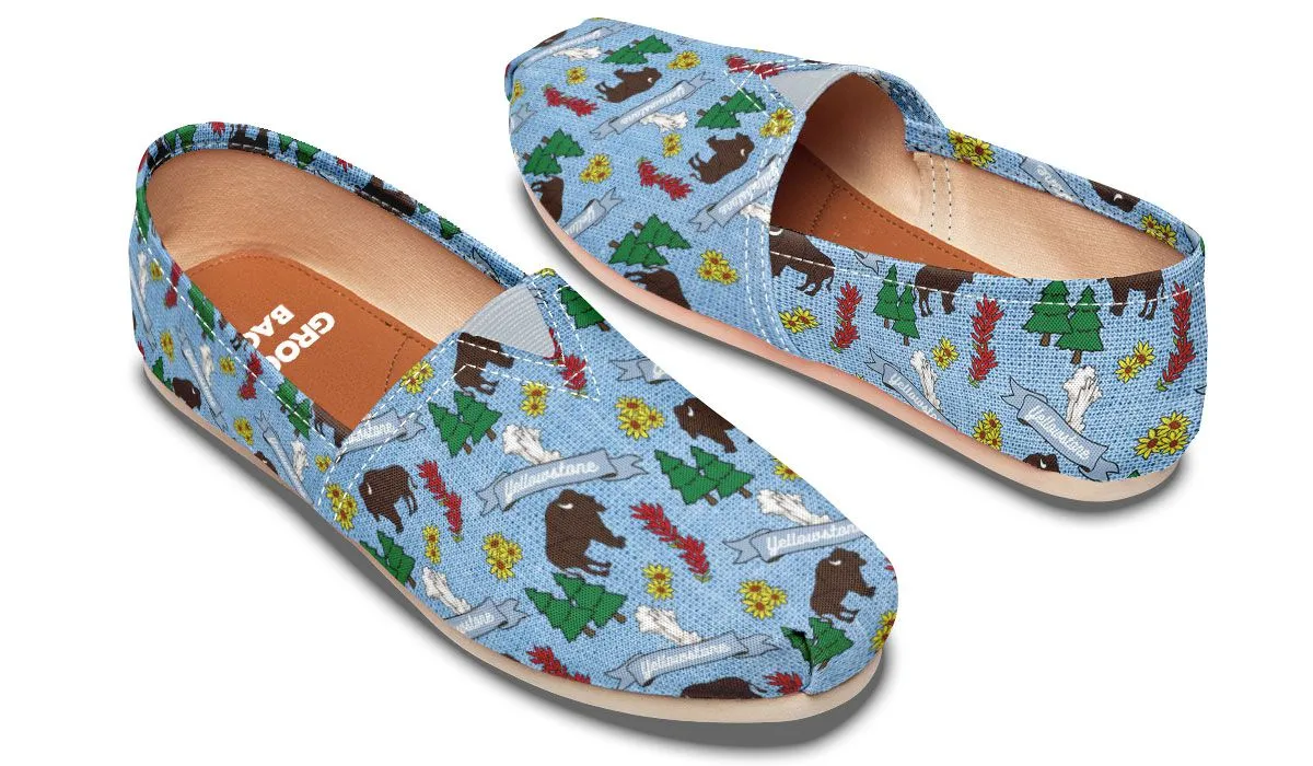 Yellowstone Pattern Casual Shoes
