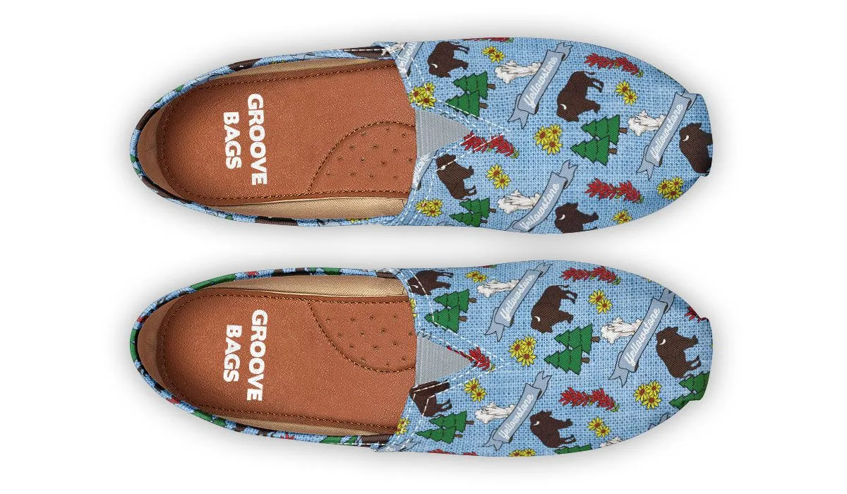 Yellowstone Pattern Casual Shoes