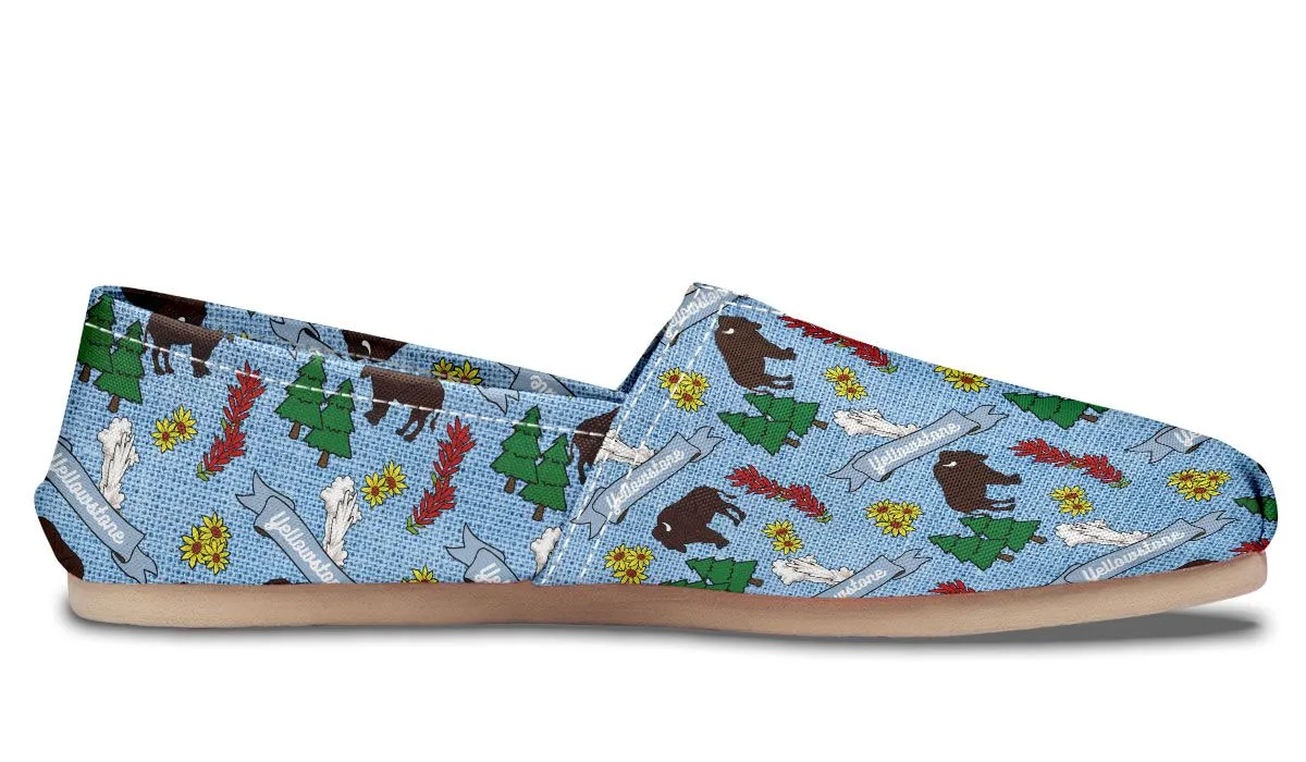 Yellowstone Pattern Casual Shoes